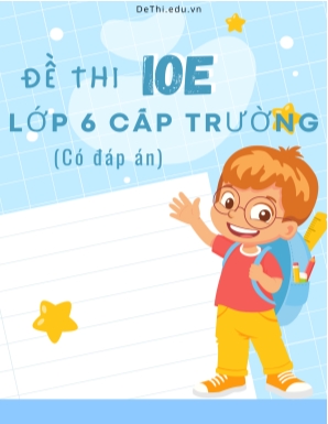 Bộ đề thi IOE Lớp 6 cấp trường (Có đáp án)